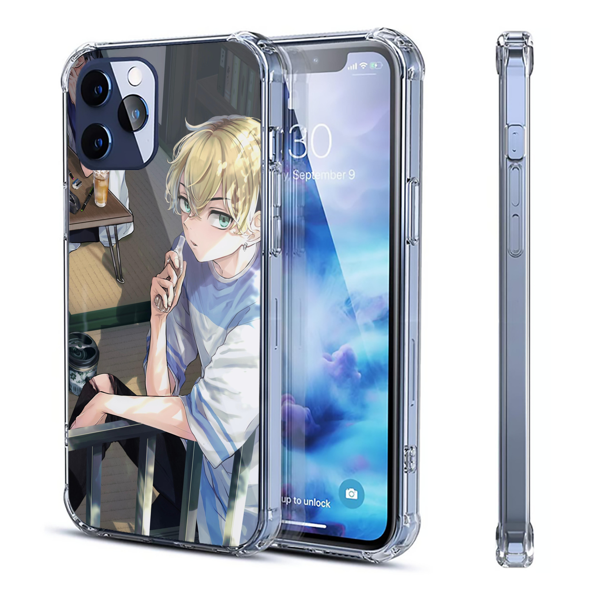 （画像用） 東京リベンジャーズ Tokyo Revengers 【iPhone 12シリーズ対応】透明スマホケース（クリアソフトケース）